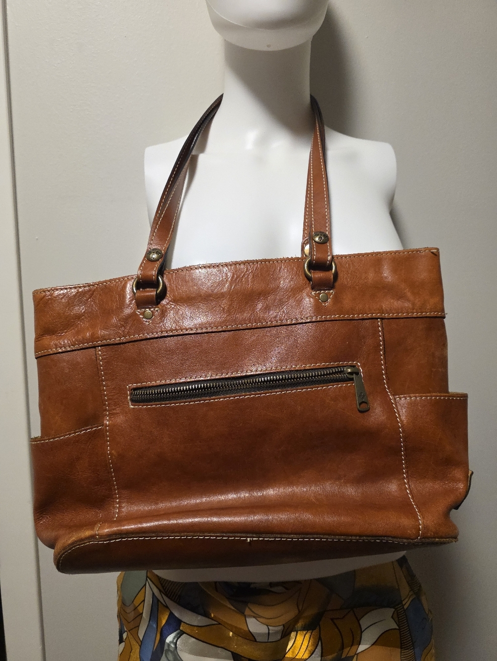 PATRICIA NASH PURSE,Leather,Bag Cognac Brown - Stylish Everyday Carry